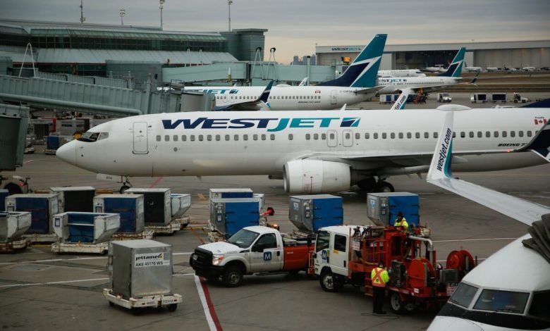 Canada’s WestJet Cancels Most Flights as Mechanics Strike