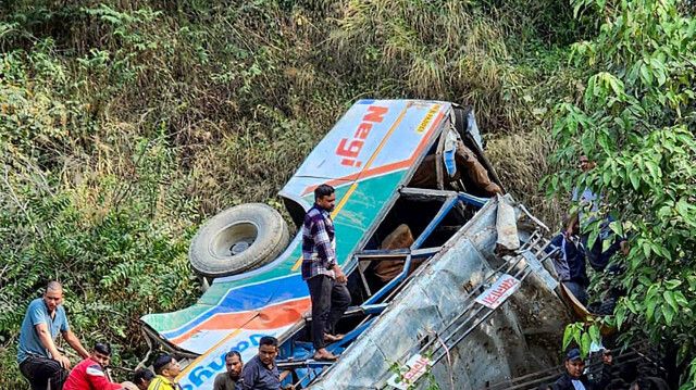 At Least 36 People Dead after Bus Plunges into Himalayan Gorge in North India