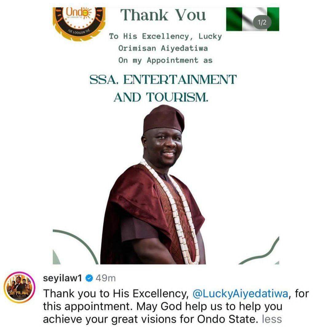 Nigerian Comedian, Seyi Law 