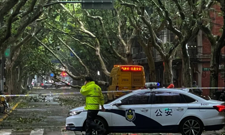 Shanghai Hit by Second Typhoon Days after Historic Storm