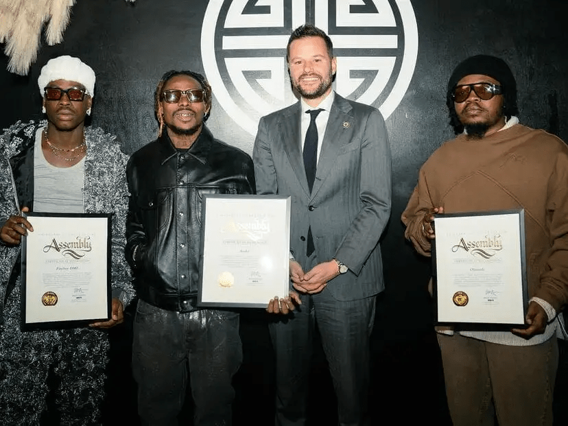 California Gives Special Recognition to Olamide, Asake, and Fireboy DML