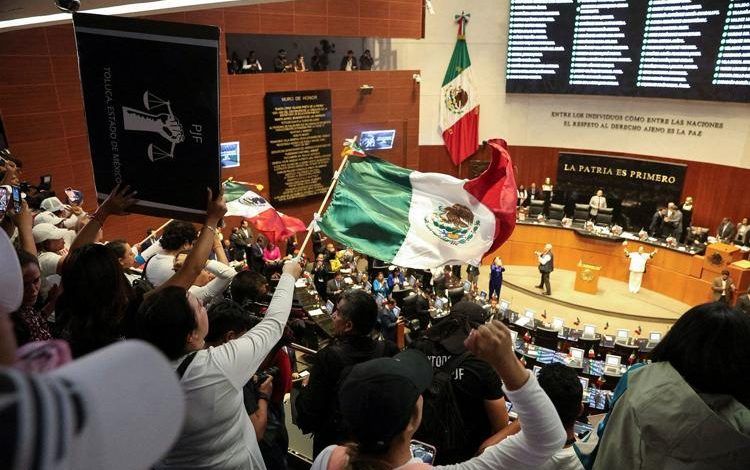 Mexico’s Senate Passes Judicial Reform after Protesters Break into Chamber