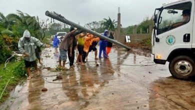 At least eight killed as super typhoon struck Philippines