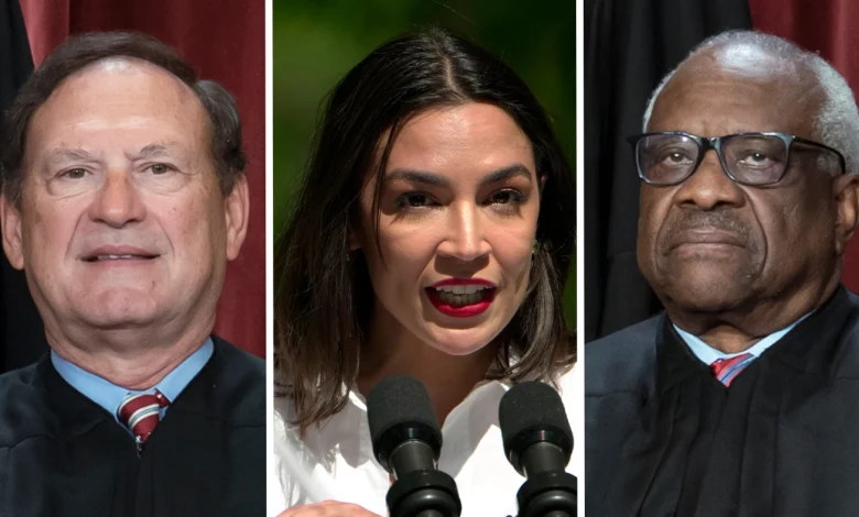 AOC Pushes to Impeach US Supreme Court Justices 