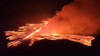 Volcano near Iceland’s Grindavik Erupts for Sixth Time Since December