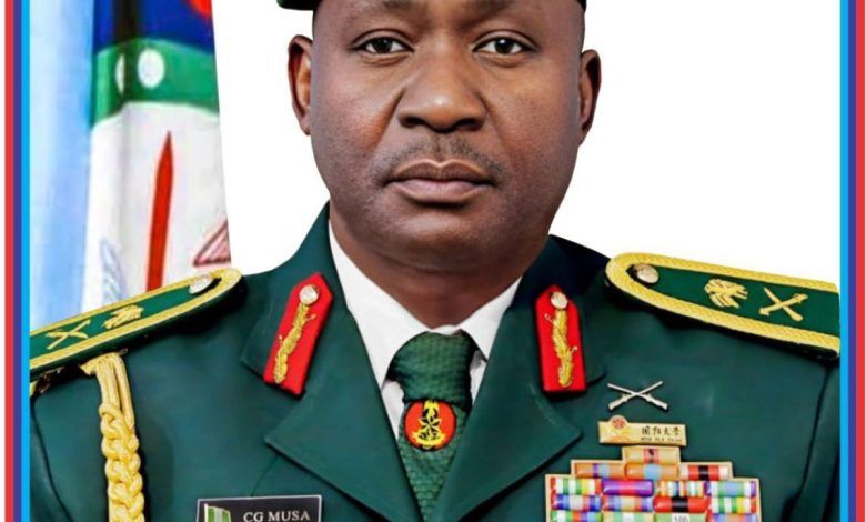 The Chief of Defence Staff, General Christopher Musa