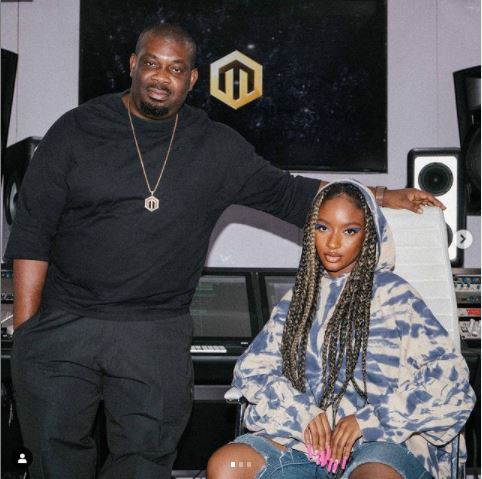 Mavin Record Boss Don Jazzy & Arya Starr