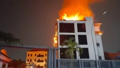 Fire Guts Abuja Hotel, Focus Holiday Inn