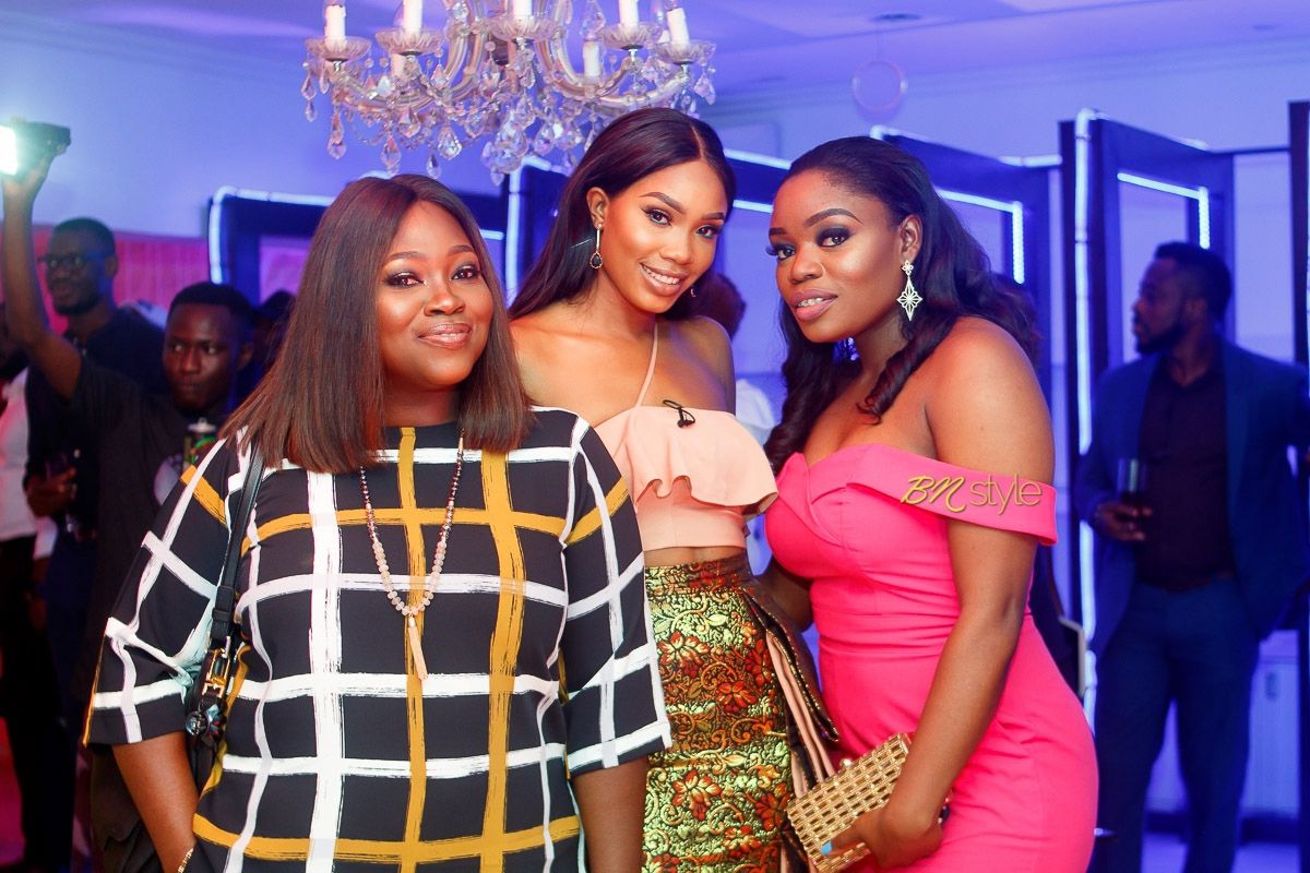 From Right To Left, A Picture Of Bisola Aiyeola, Sharon Ooja And A Friend