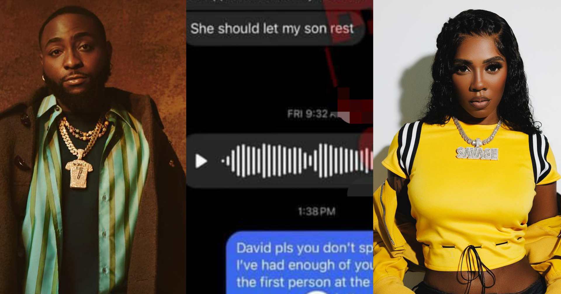 Chats Between Davido and Tiwa Savage Allegedly Leaks Online - TV360 Nigeria