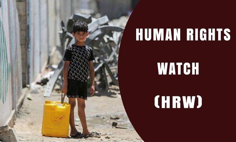 HRW Accuses Israel of ‘Acts Of Genocide’ for Gaza Water Access 