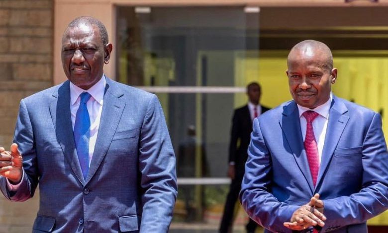 President Ruto Nominates Interior Minister Kindiki as New Deputy