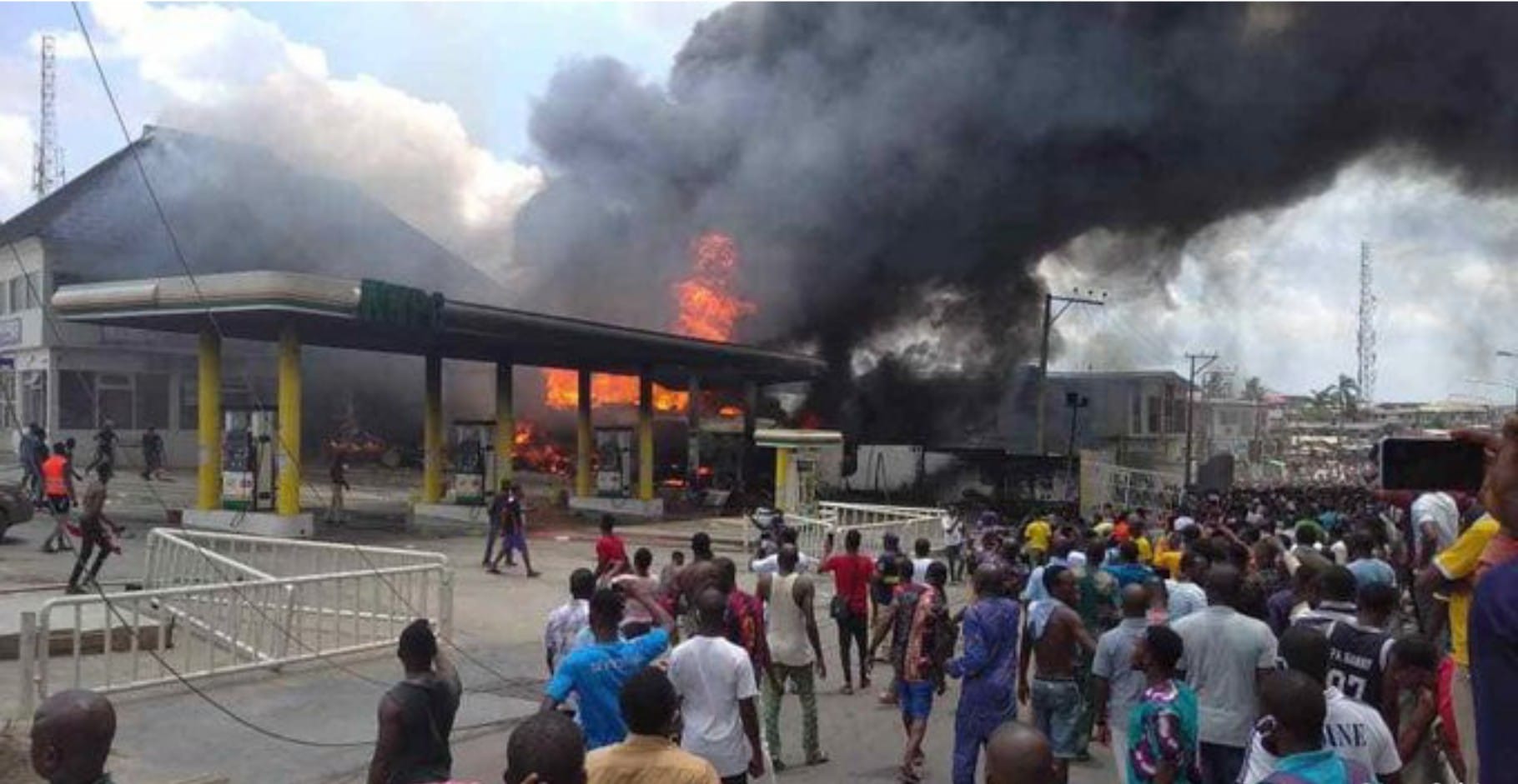 NNPCL clarifies facts surrounding fire at mobile petrol station in Ikeja, Lagos