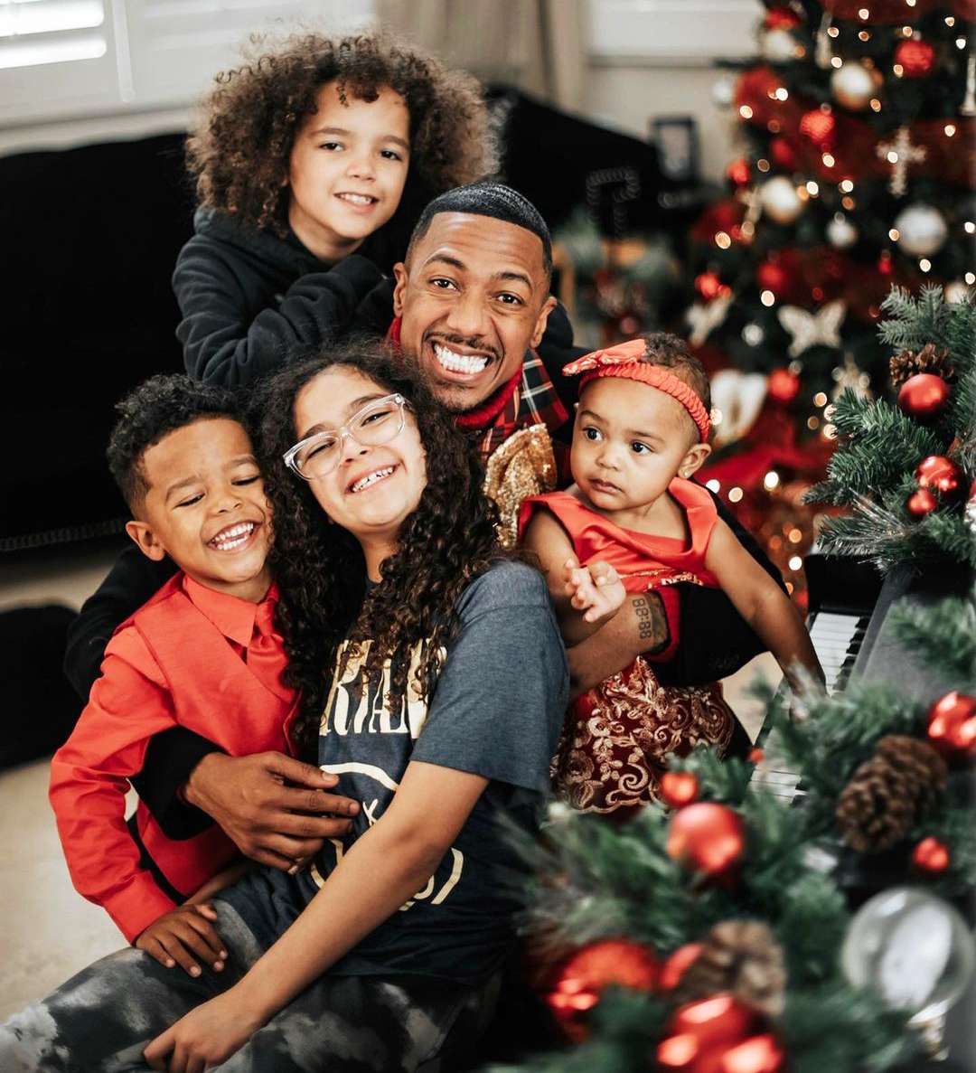 Nick Cannon and some of his Kids