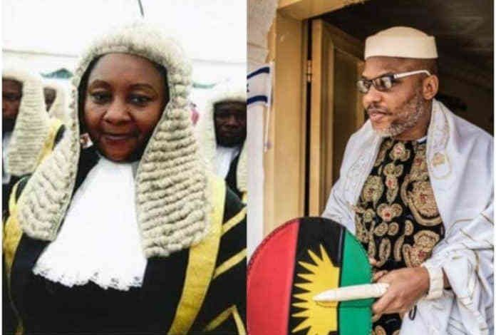 Nnamdi Kanu Asks Justice Binta Nyako to Recuse Herself from His Case