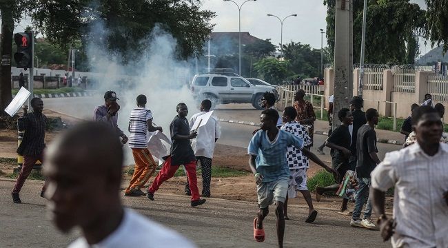 Police Fire Teargas at Protesters in Abuja