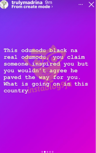 Cynthia Morgan drags Odumodublvck Courtesy Instablog9ja