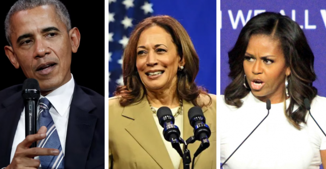 Barack Obama Endorses Kamala Harris for U.S. President