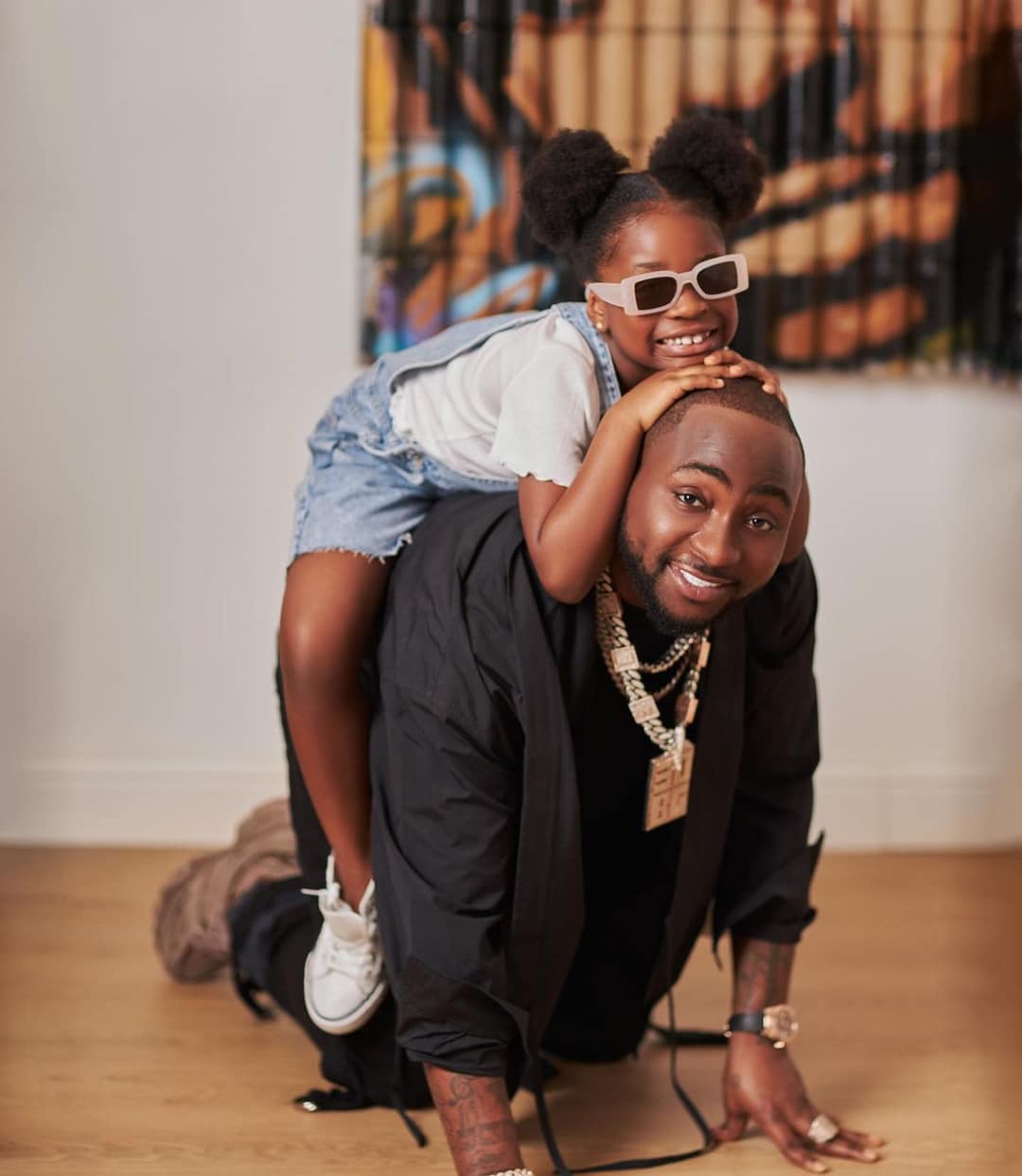 Davido and Daughter, Imade