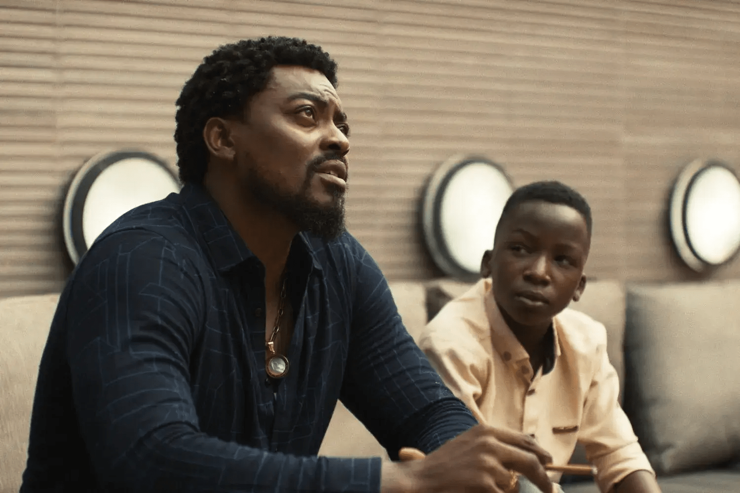 Tayo Faniran in a Movie Scene