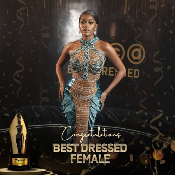 Beauty Tukura Awarded The Best Dressed Female At The10th AMVCA