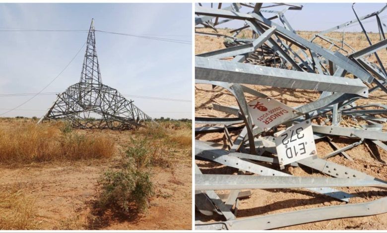 Gombe-Borno Transmission Tower Destroyed by Vandals – TCN