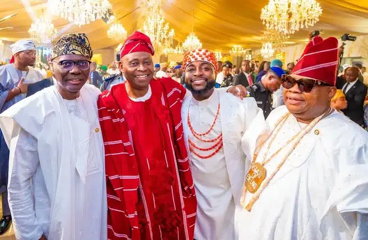 “Congratulations Davido And Chioma On Your Union”- Sanwo-Olu