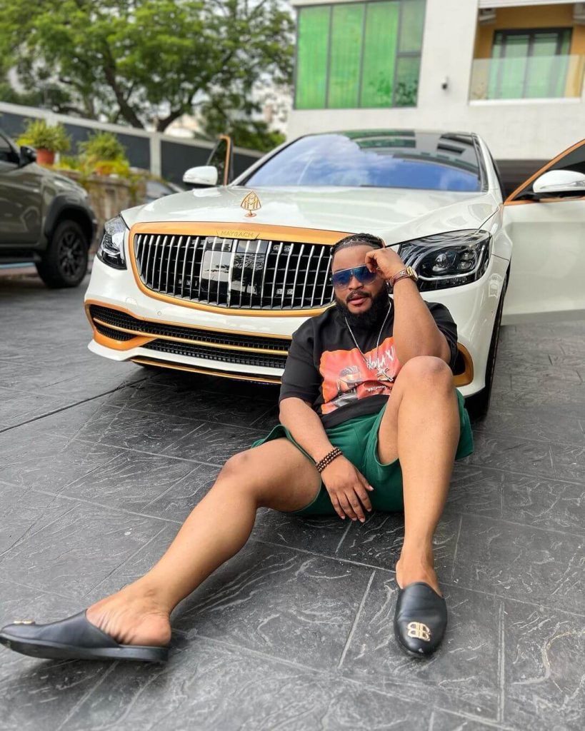 WhiteMoney Poses With His MayBach