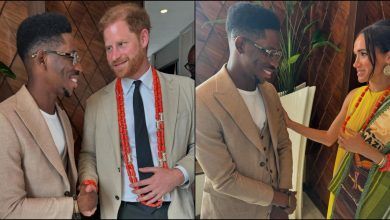 Moses Bliss Meets with the Duke & Duchess of Sussex in Nigeria