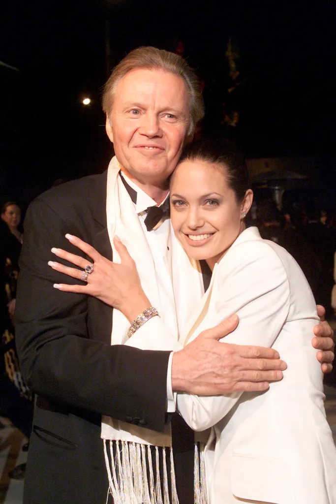 Veteran American Actor Jon Voight And His Daughter, Hollywood Star Actress Angelina Jolie