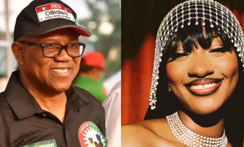 Peter Obi Celebrates Tems' Grammy Win, Hails Nigerian Youth Talent