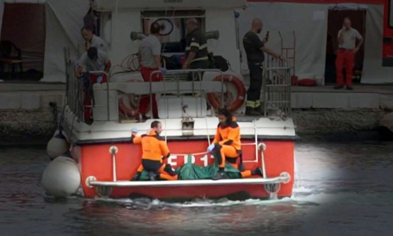 Final Body Recovered from Wreckage of Luxury Yacht Off Coast of Sicily