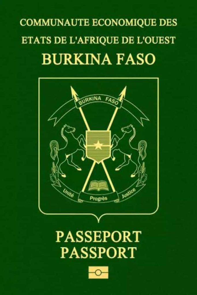 Burkina Faso's Passport