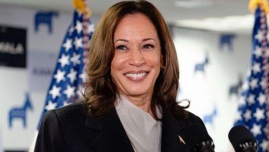 U.S. Vice President Kamala Harris accepts democratic presidential nomination