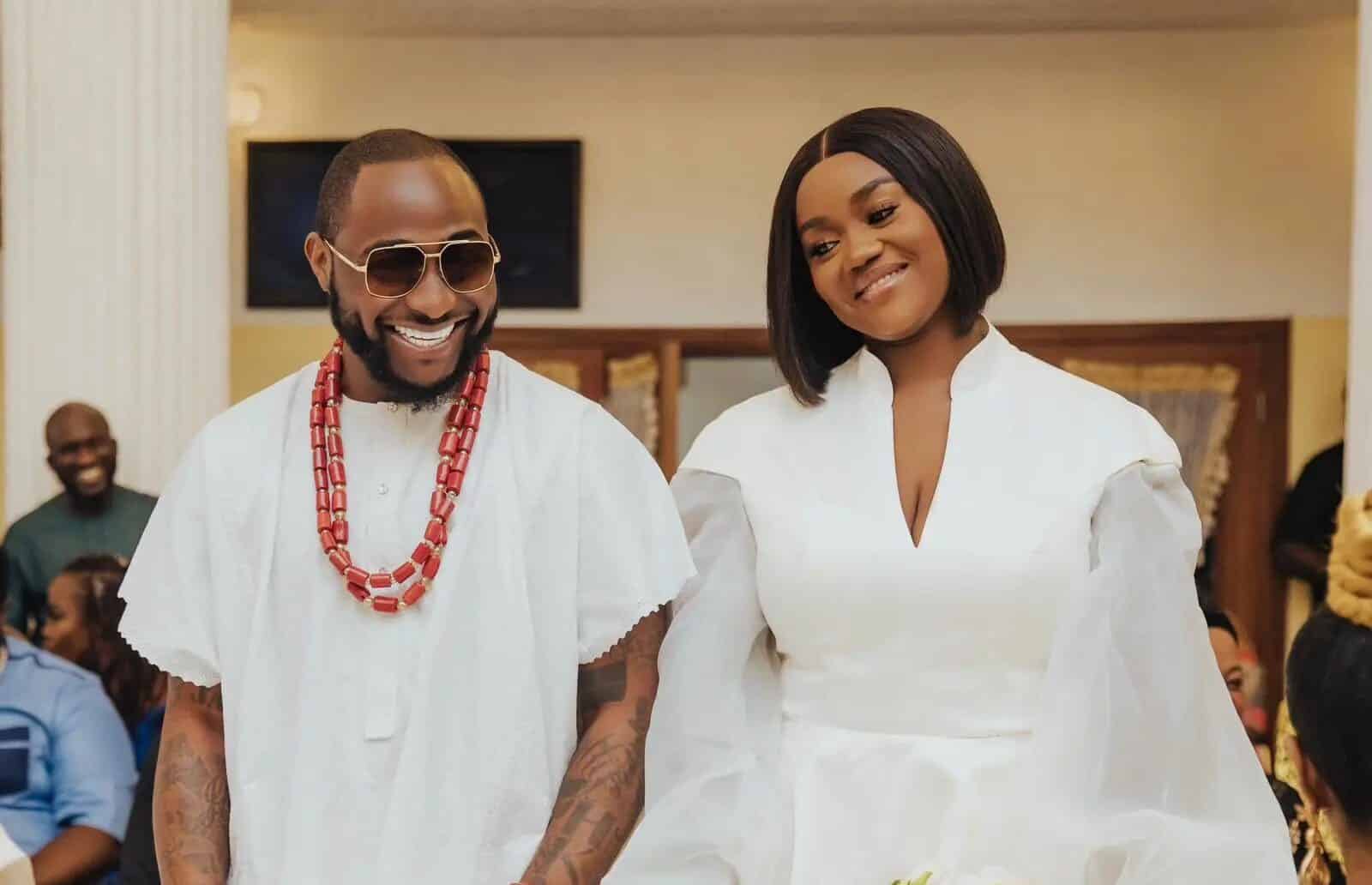 Davido And Chioma All Smiles