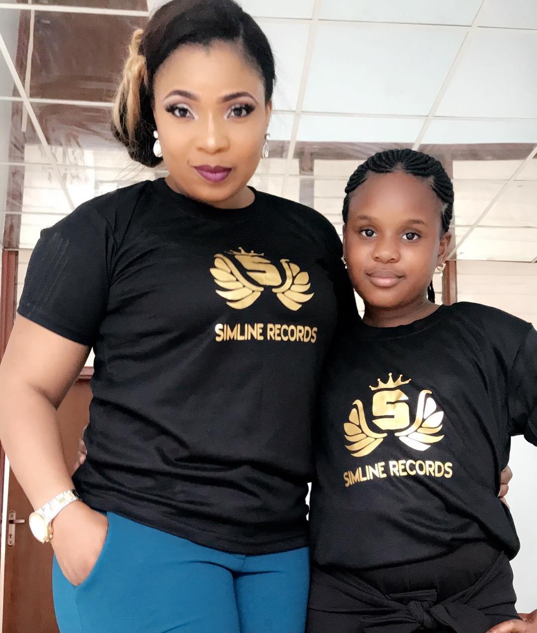 Actress Laide Bakare And Daughters