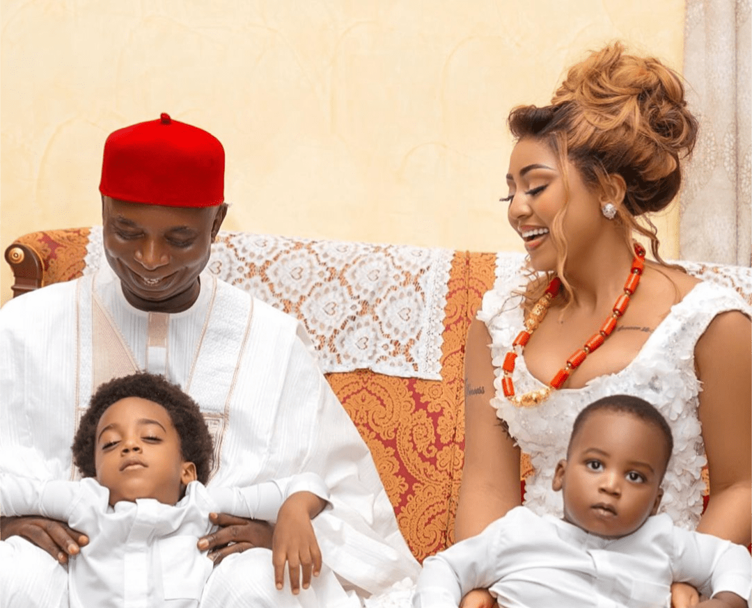 Ned and Regina Nwoko With Their Kids