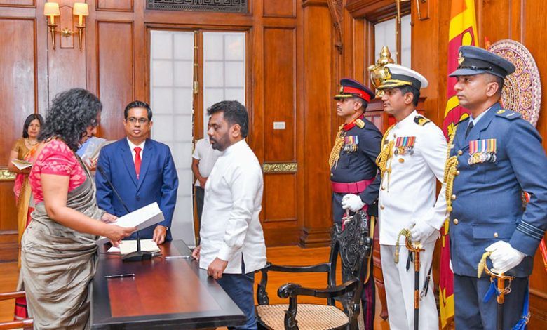 Sri Lanka leader reappoints Amarasuriya as PM, retains finance and defence