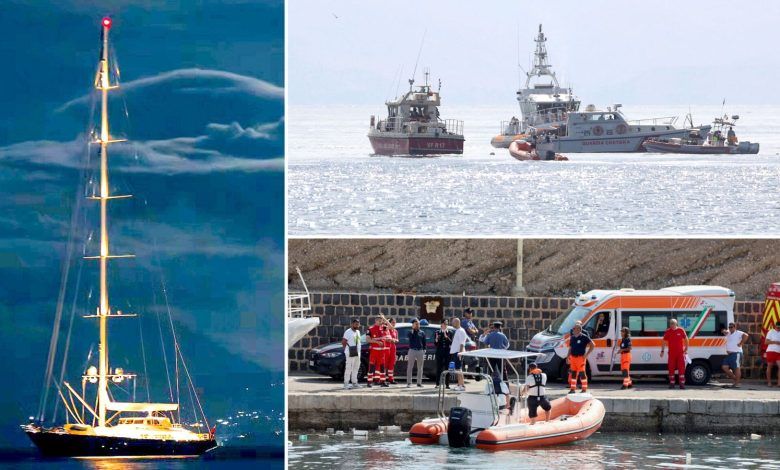 Seven Missing after Luxury Superyacht Capsizes off Sicily Coast in Italy